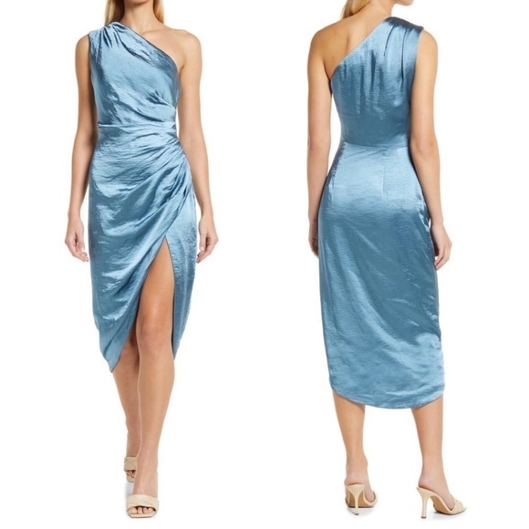 Elliatt Cassini Dress in Cadet Blue - Sz. Large